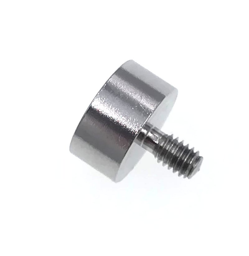 suxing Flat Contact Points 3/8" Diameter 3/16" Long for Dial Digital Indicator Depth Gauge Thickness Gauge 4-48 UNF Thread (4-48UNF 3/8“ Diameter) - Image 3